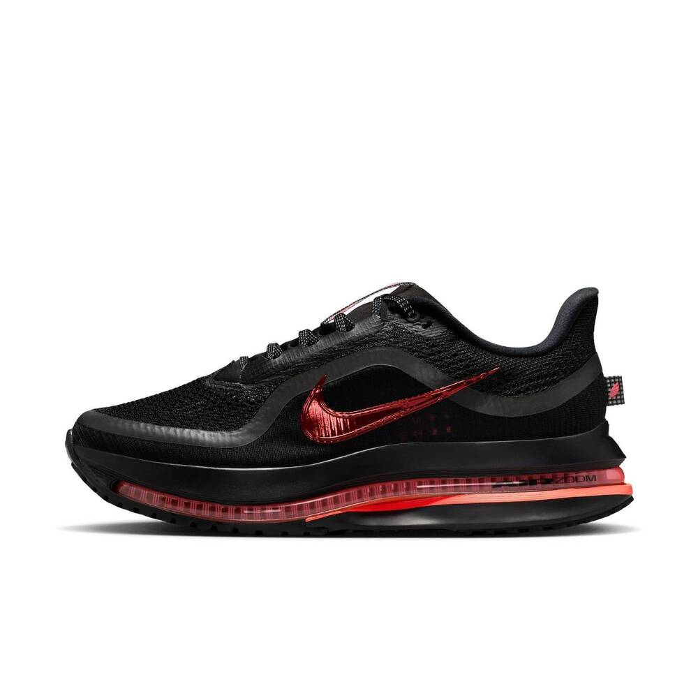 NEW NIKE women's pegasus premium shoe in black hot lava